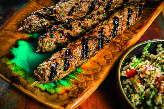 Lebanese-Style Spicy Beef Kofta Kabobs