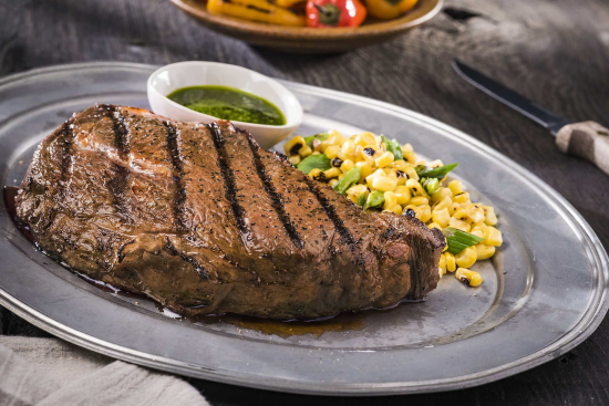 Grilled Ribeye with Italian Salsa Verde