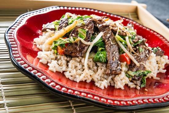 Japanese-Style Sirloin Rice Bowl